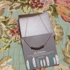 Chic Gold Bead Necklace